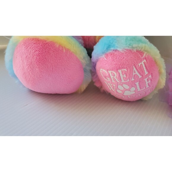 Build-A-Bear Great Wolf Lodge Plush Sherbet Rainbow Exclusive Limited Stuffed 21 - Picture 4 of 13